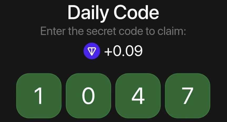TonHash Daily Secret Code 15 May 2025